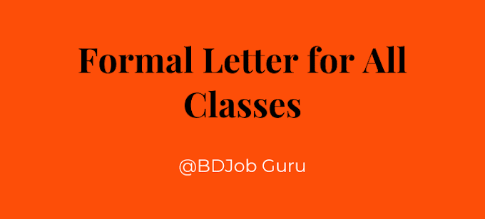 Formal Letter Writing in English 2022