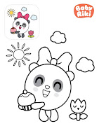 Pandy coloring page