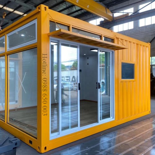 Container Văn Phòng 20 Feet, Cửa Đi Kính Cường Lực