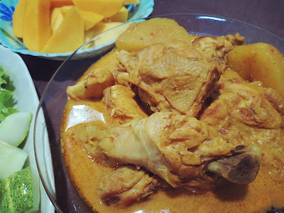 Lauk Kari Ayam Special Untuk Hidangn Tengahari