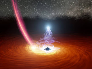 Three such supermassive black holes have been discovered, which are merging with time.