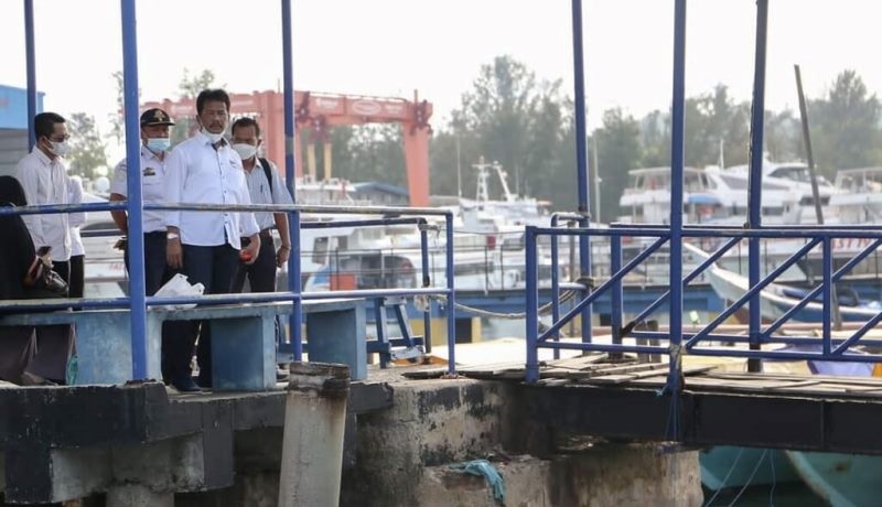 Rudi Perintahkan Dishub Perbaiki Fasilitas yang Rusak Pelabuhan Pancung, Sekupang
