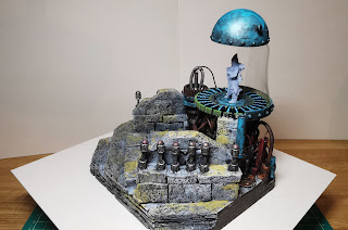 Transform capsule, diorama sci-fi ze styroduru