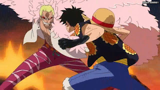 ワンピースアニメ ドレスローザ編 725話 ドフラミンゴ ドフィ DonQuixote Doflamingo | ONE PIECE Episode 725