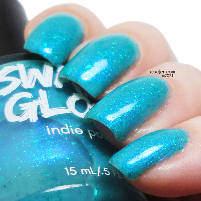 xoxoJen's swatch of Swamp Gloss Pokai Bay