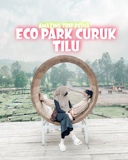 Duduk Santai di Ecopark Curug Tilu Rancabali Bandung
