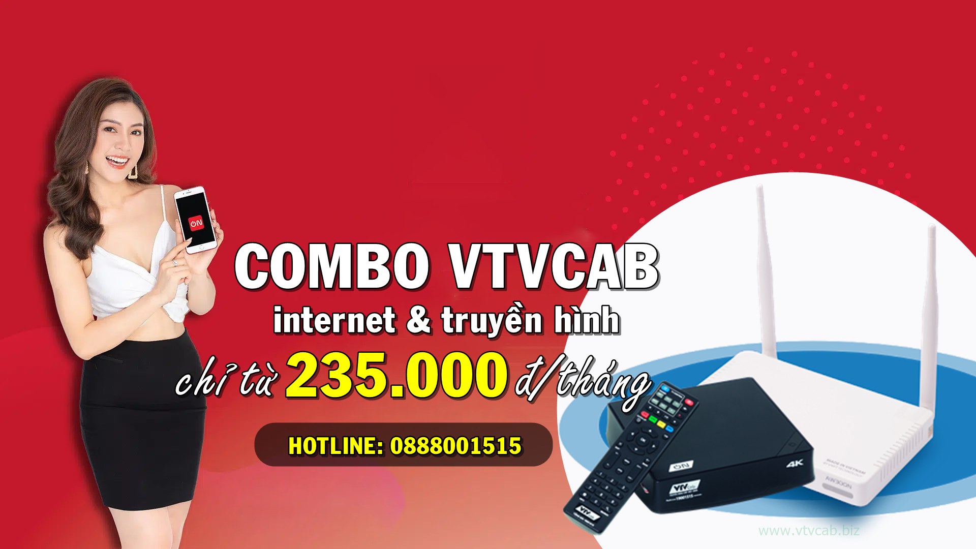 Gói cước TV và Internet của VTVCab tiết kiệm tối đa