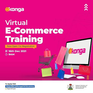 Ministry of Youth, Konga Host Virtual E-Commerce Training