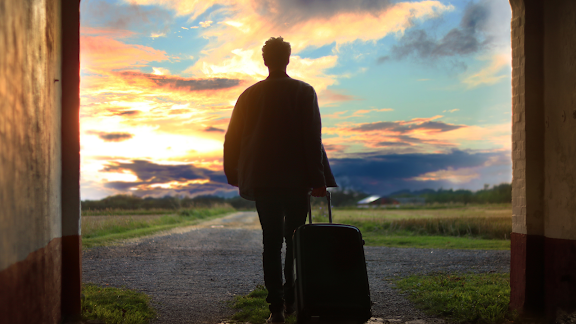 travel luggage.