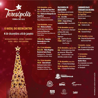 Programação de Natal em Teresópolis tem vídeo mapping neste fim de semana