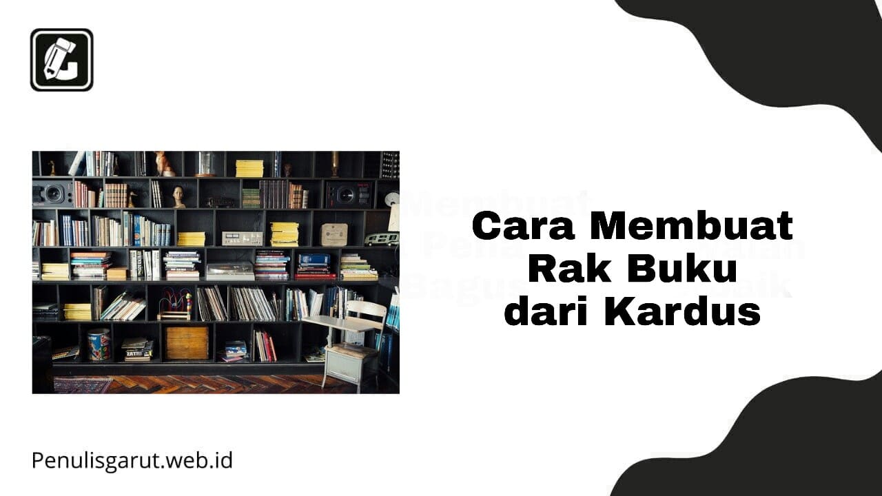 Cara Membuat Rak Buku dari Kardus