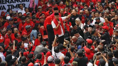 Ganjar Konsolidasi Kader Jatim, PDIP Targetkan Menang Besar 70 Persen