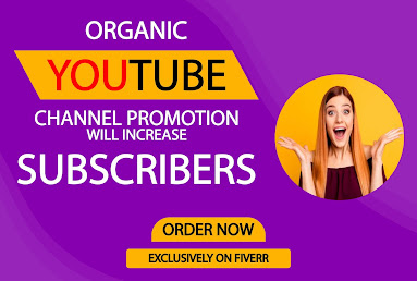 Organic YouTube channel promotion for Monetization