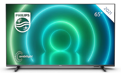 Philips 65PUS7906/12. TV 65 con panel IPS, AndroidTV y Ambilight