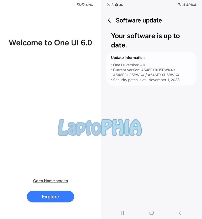 Cara Update Android 14 dengan One UI 6.0 di Samsung Galaxy A54 5G via OTA