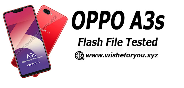 Oppo A3s Flash File Without Password