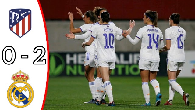 Atletico Madrid women vs Real Madrid women 0-2 / All Goals and Extended Highlights / Primera División 