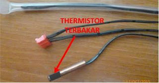 Faulty Air Conditioner Thermistor, Flashing Timer Light