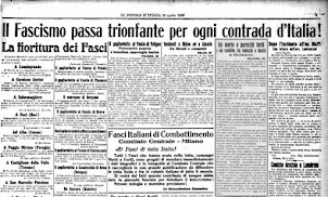 "POPOLO D' ITALIA" del 26 APRILE 1921