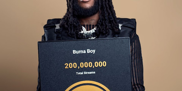 Burna Boy se torna o primeiro artista africano a atingir 200 milhões de streams no Boomplay