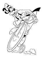 bicycle coloring page