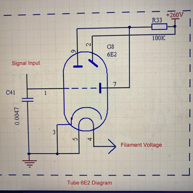 How Vacuum Tube 6E2 Connect with IWISTAO Tube FM Board