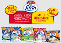 Promozione Cashback Galbani "La bontà fa il bis" : fatti rimborsare 1 bustone di mozzarella Santa Lucia