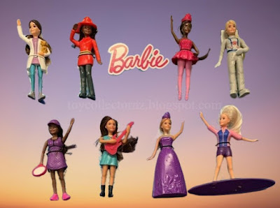 McDonalds Barbie Happy meal Toys 2019 USA Set of 8