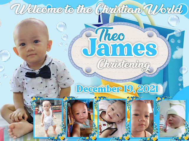 Collection of FREE Tarpaulin Layout for Christening