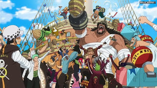 ワンピースアニメ ドレスローザ編 745話 麦わら大船団 Straw Hat Grand Fleet  | ONE PIECE Episode 745