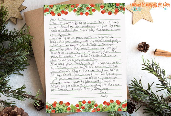 Free Printable Christmas Stationery