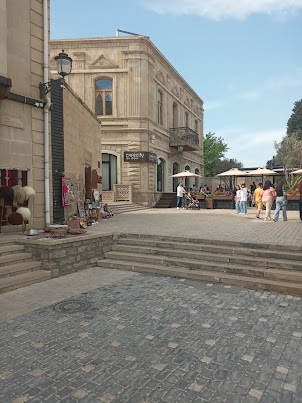 Cobbled street of Icheri Sheher.