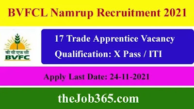 BVFCL-Namrup-Recruitment-2021