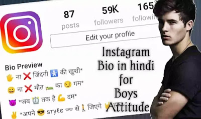 instagram bio for boys in hindi