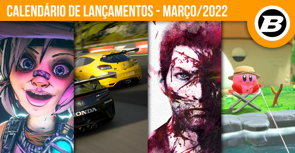 Confira o calendário de lançamentos para o mês de março de 2021