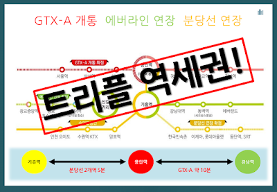 기흥역 엘리시아 트윈 오피스텔(아파텔) 트리플 역세권