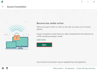 KasperskyVPN Secure Connection Download for MacOS