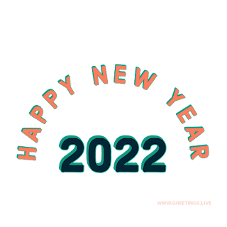 New year 2022 greetings images png