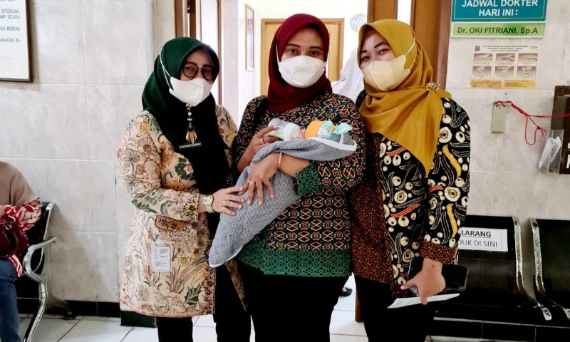 Bayi yang Dibuang Ibu dan Neneknya di Pontang Kini Ditangani DKBP3A Kabupaten Serang