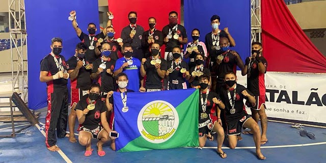 Atletas da Iniciação Esportiva de Senador Canedo são destaque no Campeonato Goiano de Kickboxing 2021