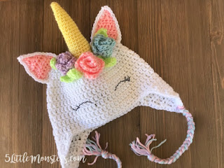 unicorn hat crochet pattern