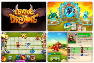 Screenshots of the League of dragons apk for Android.