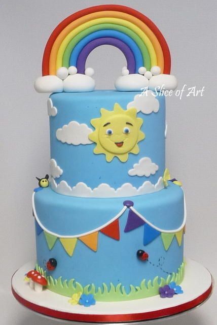 rainbow cake ideas for birthday