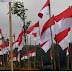 5.000 Bendera Merah Putih Dikibarkan Pemkab Tanbu, Jelang HUT RI 2023