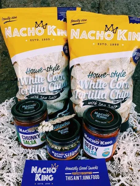 The Nacho King Home-Style White Corn Tortilla Chips