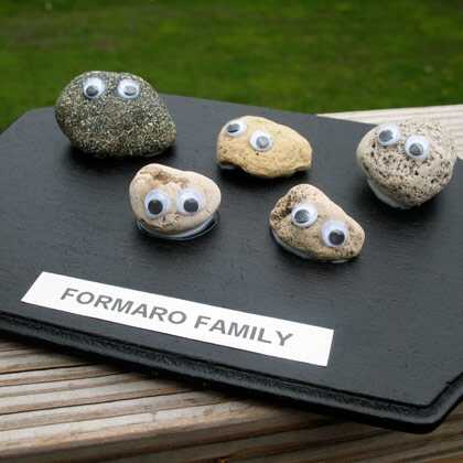 Rock Family Plaque Craft