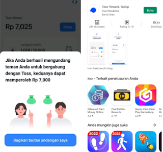 Toss Reward Apk Penghasil Pulsa Apakah Membayar? Begini Cara Mainnya