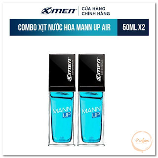 Combo 2 Xịt nước hoa hằng ngày X-Men Everyday Perfume Mann Up Air 50ml/chai -  nước-hoa.vn
