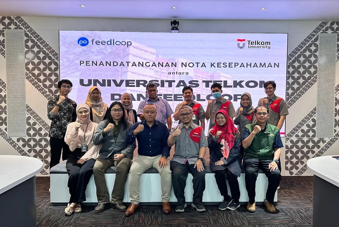 Dorong Kemajuan Pendidikan dan AI, Feedloop AI Gandeng Telkom University