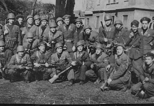 16/1/44  plotone della 4^ Compagnia del Barbarigo a Falcinello (Sarzana SP)